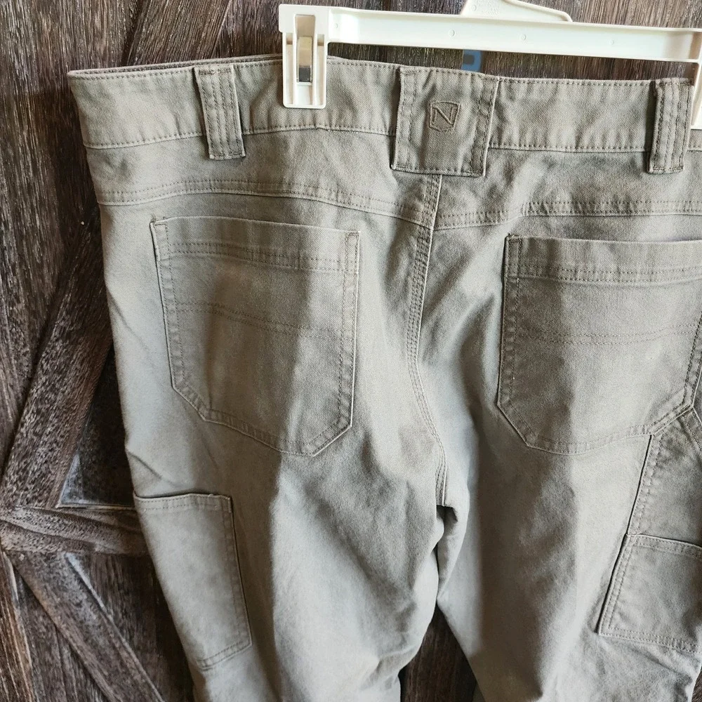 Noble Outfitters Pants Men's Size 42x32 Tan Hammer Drill Canvas Work Pant‎ Flex